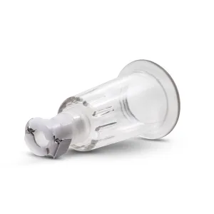 Temptasia – Nipple Pumping Cylinders – Set of 2 (1 Inch Diameter) - Clear