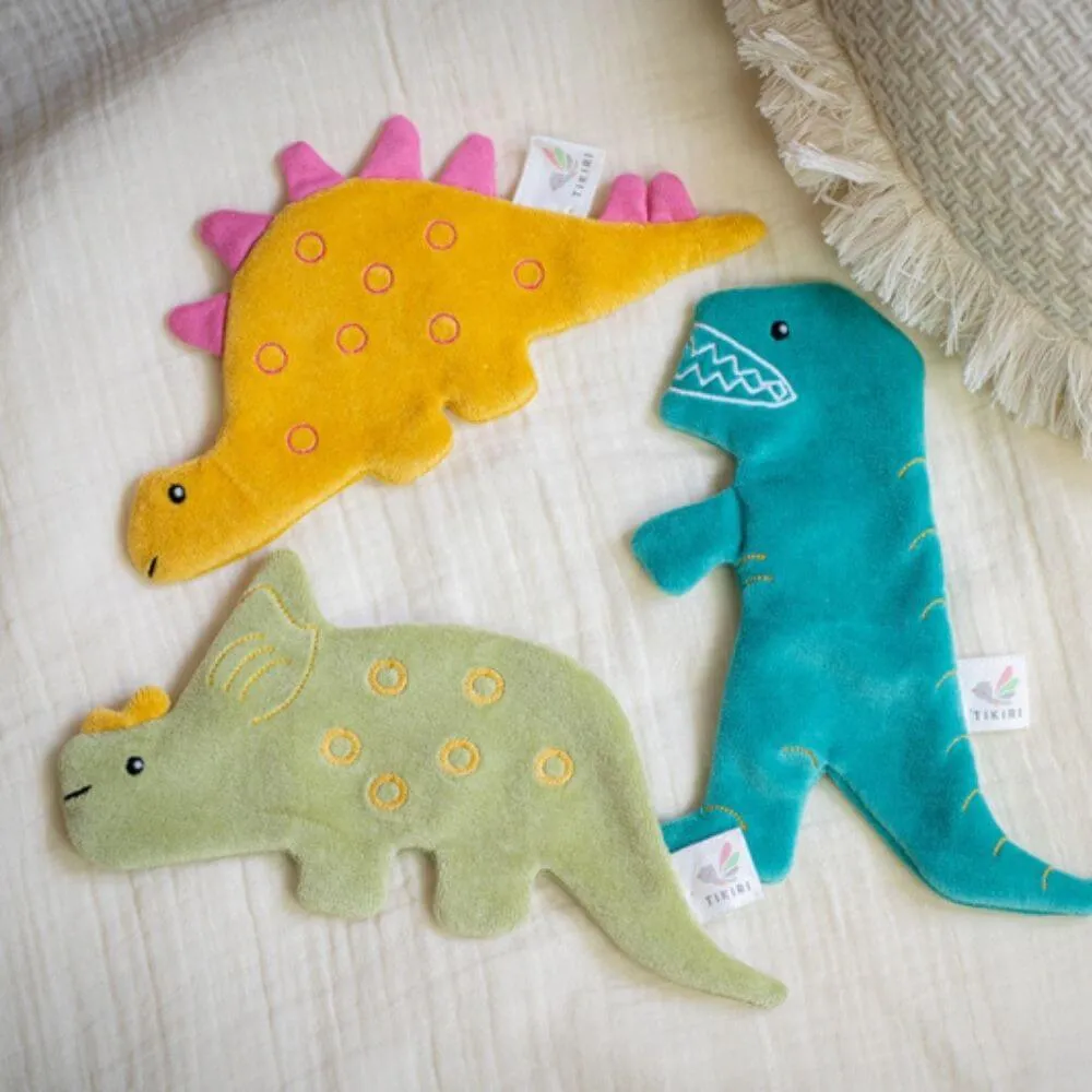 Tikiri Triceratops Scrunchie Toy