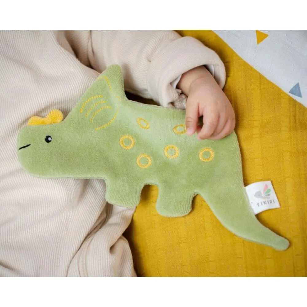 Tikiri Triceratops Scrunchie Toy