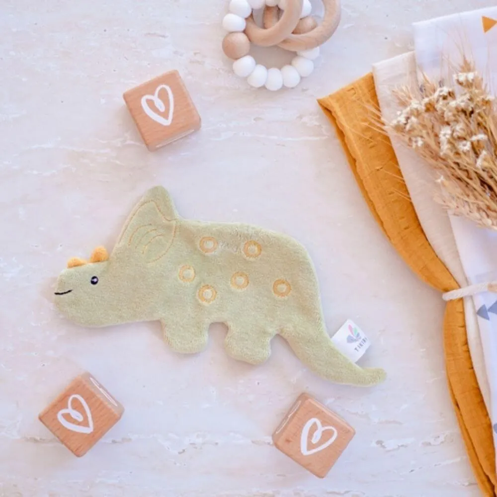 Tikiri Triceratops Scrunchie Toy