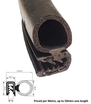TSEC 2371 Large rubber Side bubble Seal