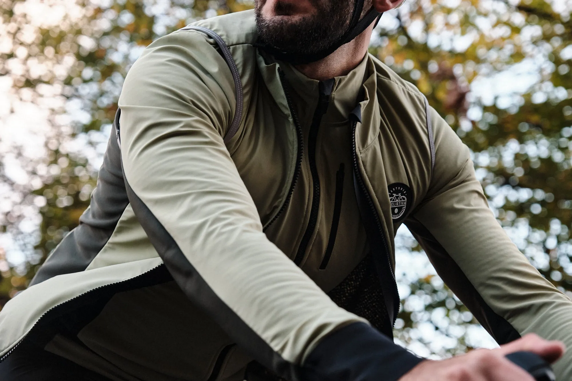 Unisex Warm winter vest with PrimaLoft® - Moss green