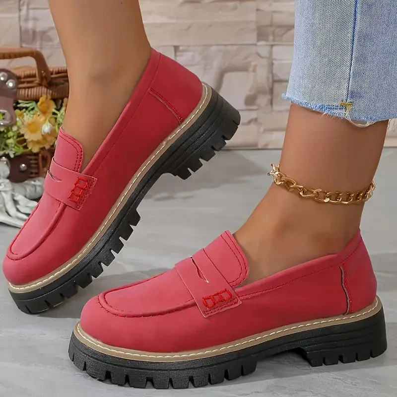 Vailess - Suede Retro Loafers