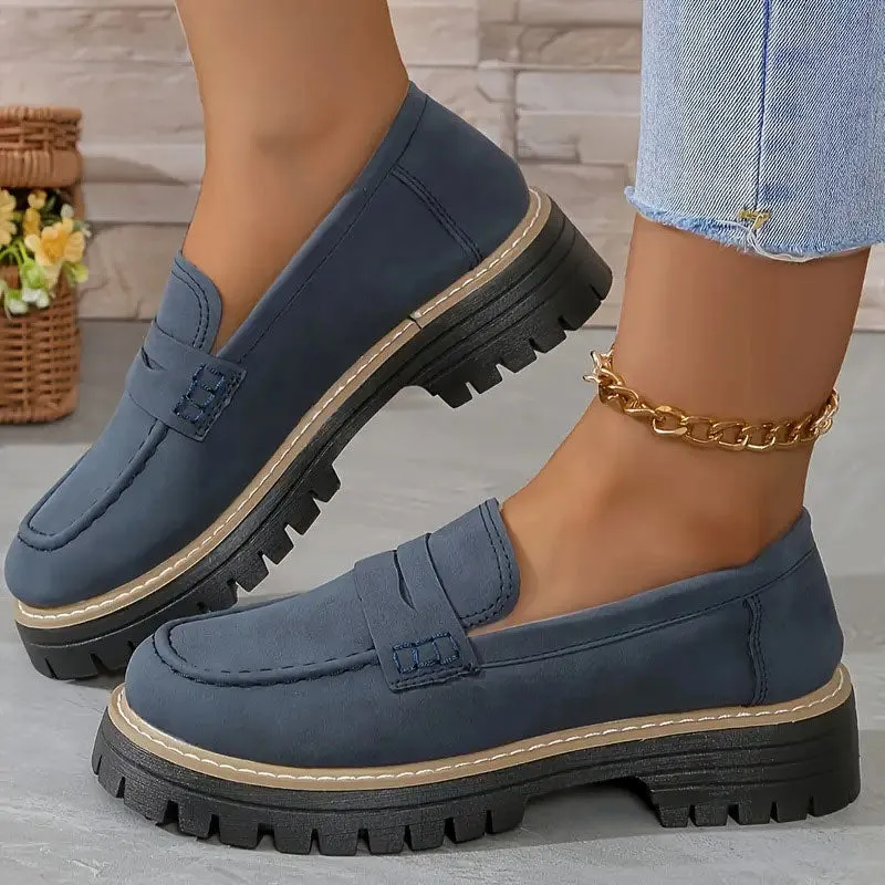 Vailess - Suede Retro Loafers