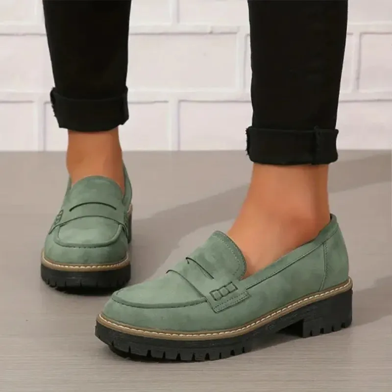 Vailess - Suede Retro Loafers