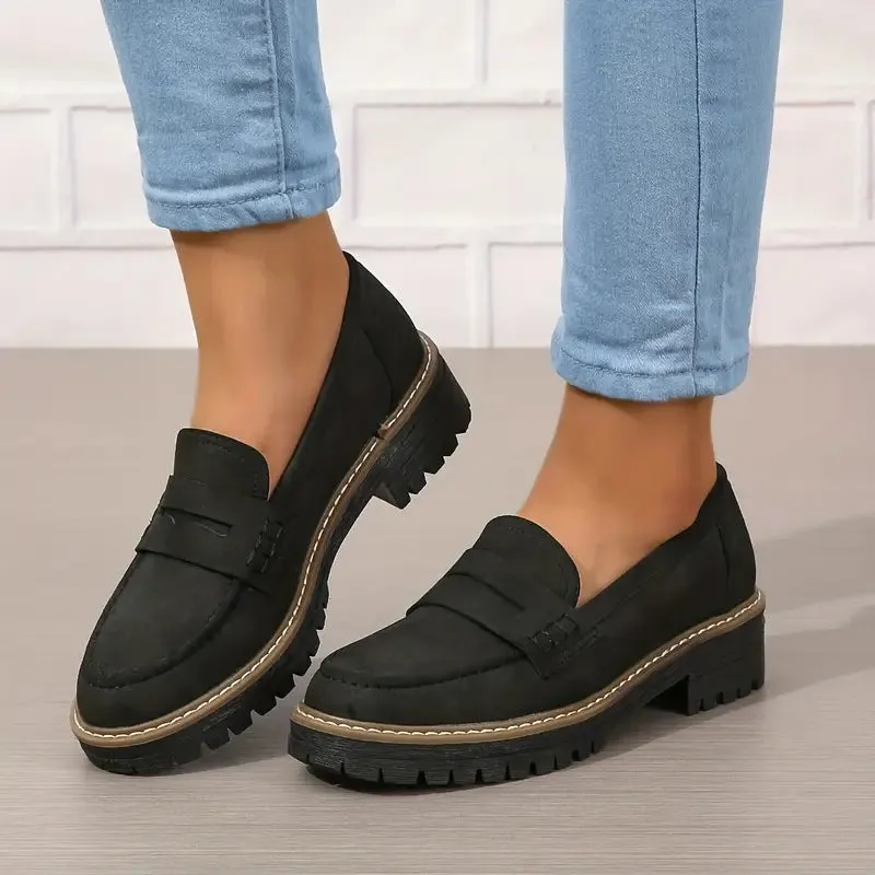 Vailess - Suede Retro Loafers