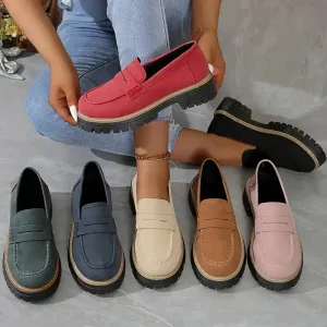 Vailess - Suede Retro Loafers