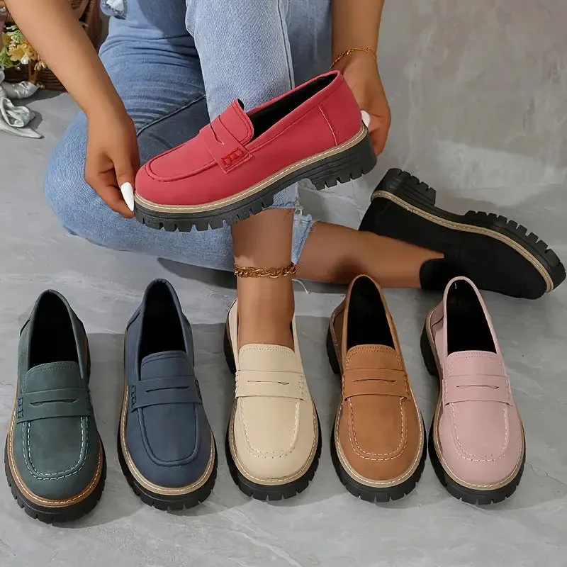 Vailess - Suede Retro Loafers