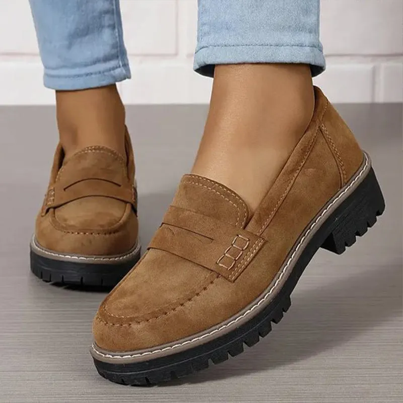 Vailess - Suede Retro Loafers