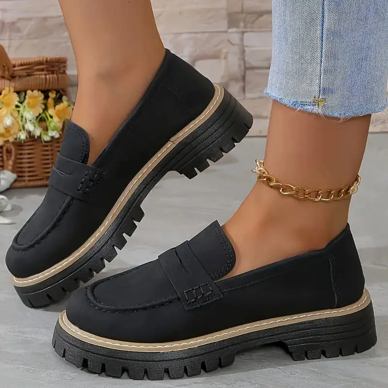 Vailess - Suede Retro Loafers