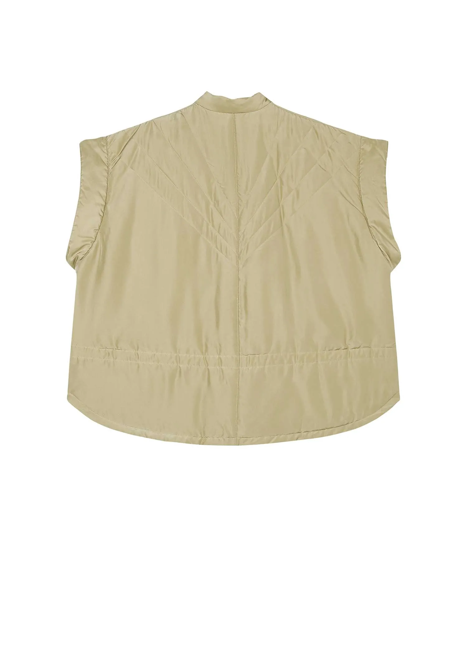 Vest / JNBY Zip-Up Silk Vest (100% Silk)