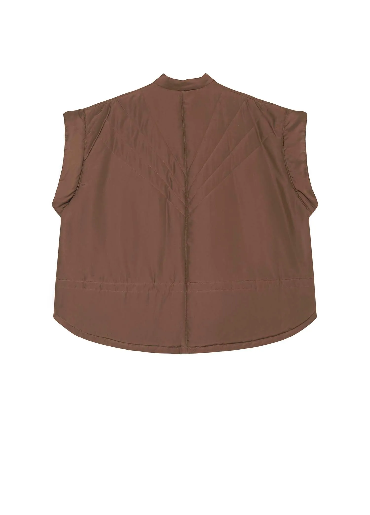 Vest / JNBY Zip-Up Silk Vest (100% Silk)