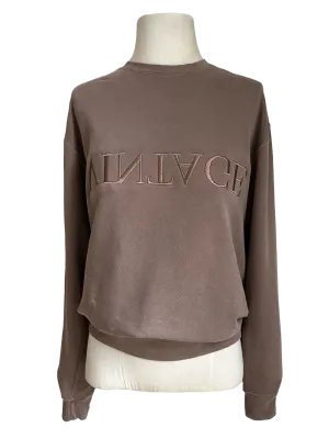 “Vintage” sweatshirt in mink