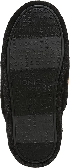 Vionic Women's Cosmina Black / Multi Shearling Slipper