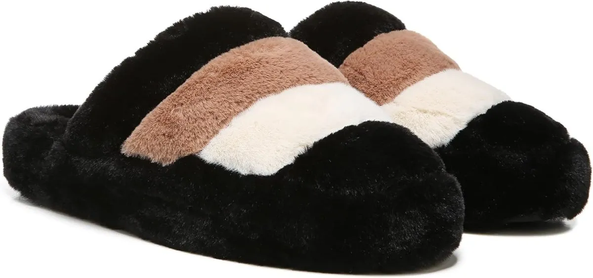 Vionic Women's Cosmina Black / Multi Shearling Slipper