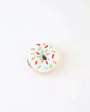White Donut Rattle