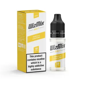 Wizmix Salt Vanilla Custard 10ml