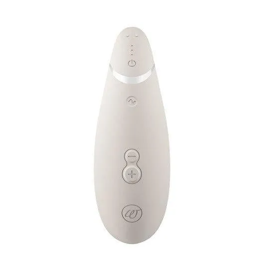 Womanizer Premium 2 Pleasure Air Clitoral Stimulator - Warm Gray