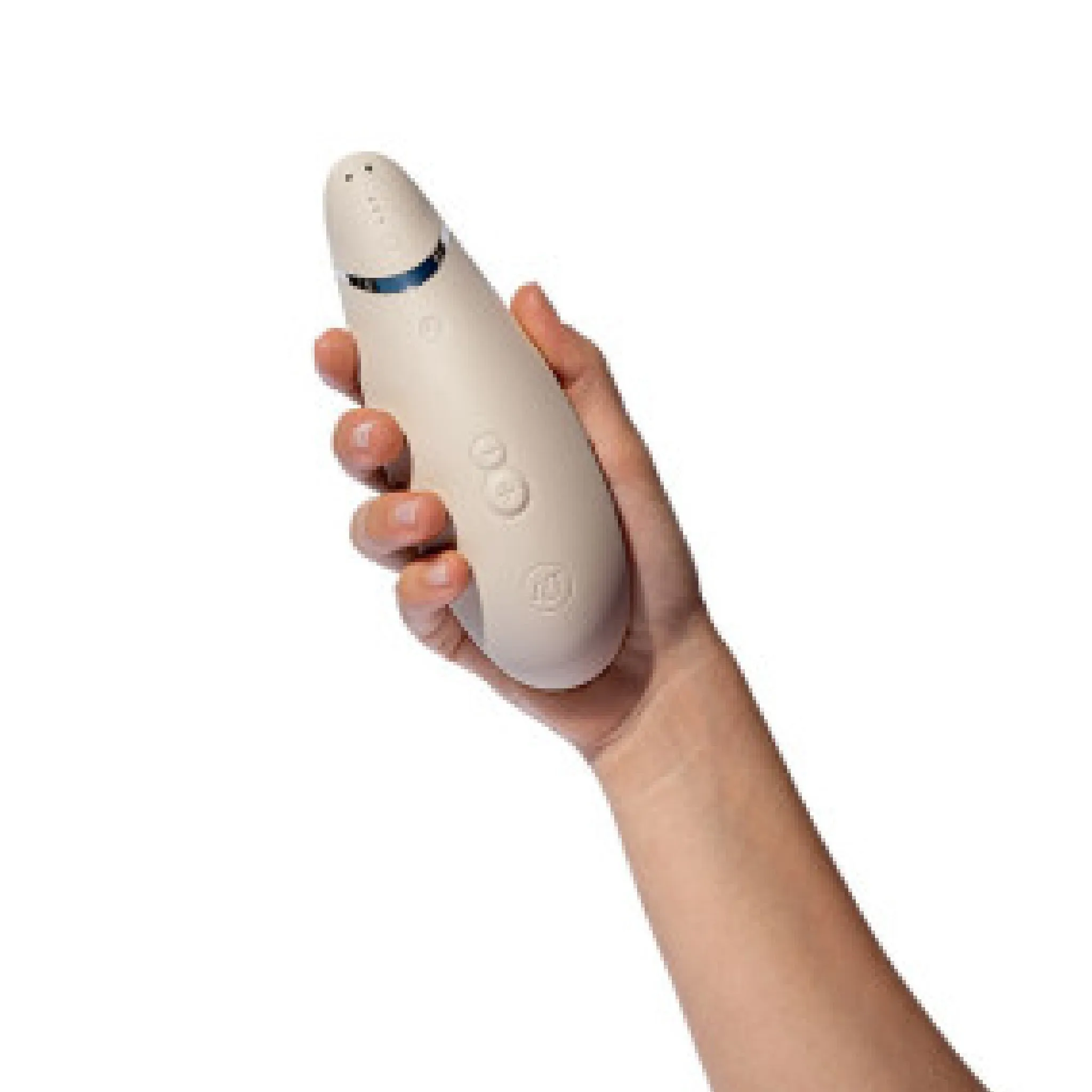 Womanizer Premium 2 Pleasure Air Clitoral Stimulator - Warm Gray