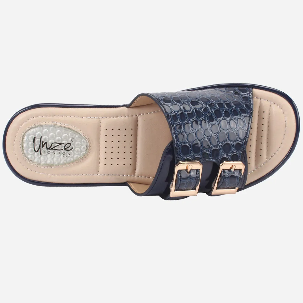 Women "HAZEL" Comfort Open Toe Slippers