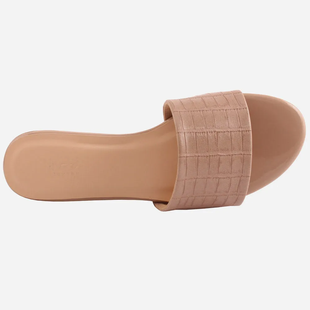 Women "LILY" Matt Slip On Slippers