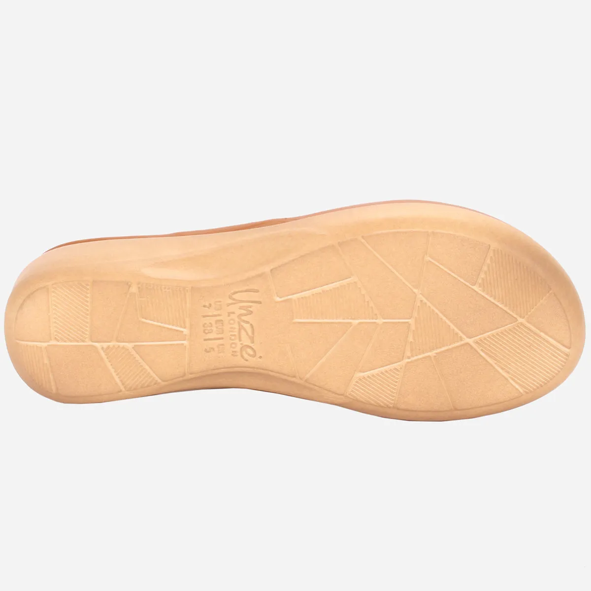 Womens "ERINE" Open Toe Comfy Everyday Wedge Slipper