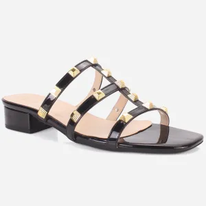 Womens "OZLEM" Decorated Block Heel Sandals
