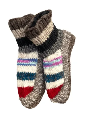 Wool booties