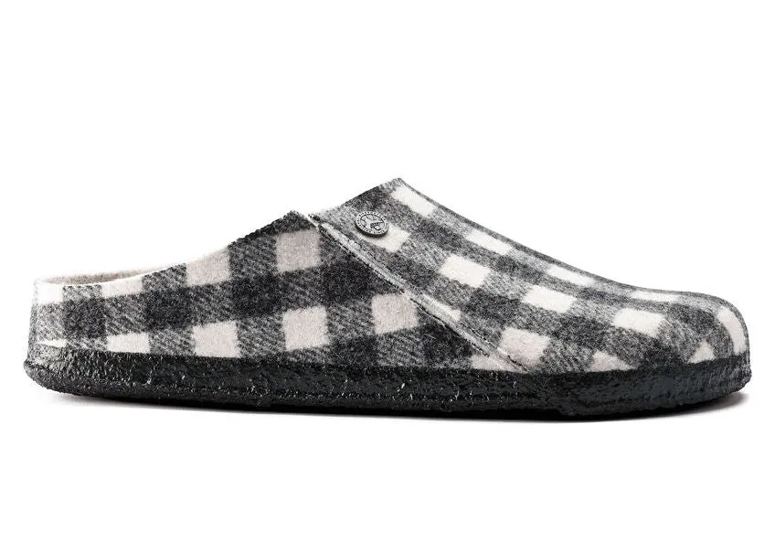 'Zermatt Rivet' women's homeslipper - back white