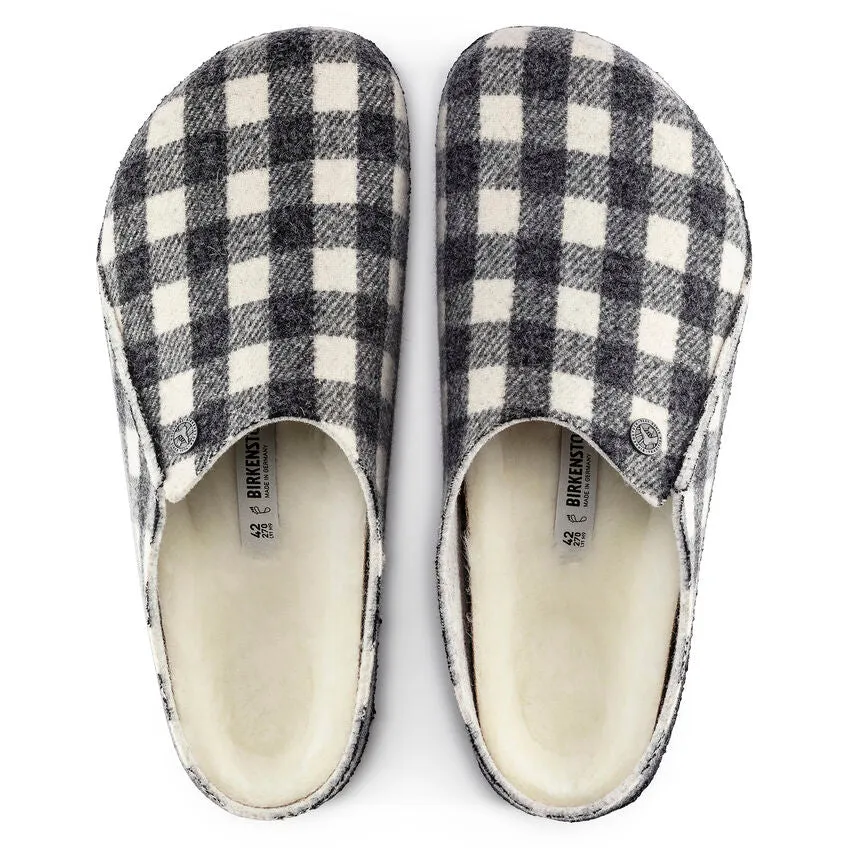 'Zermatt Rivet' women's homeslipper - back white