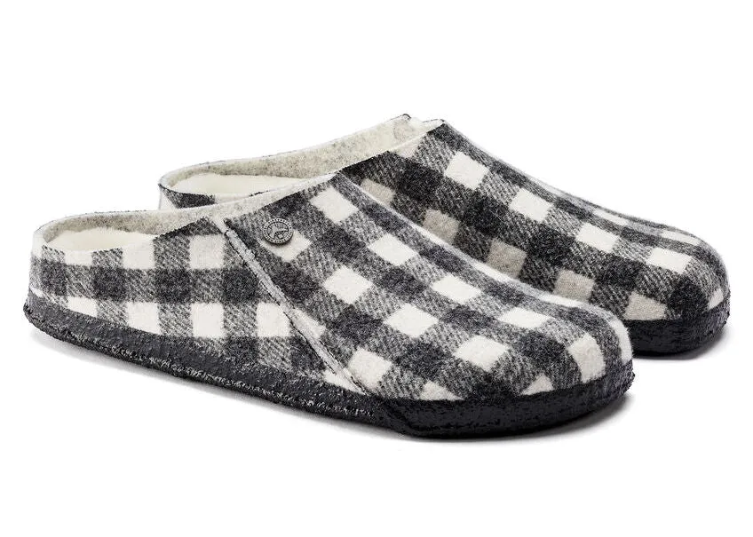'Zermatt Rivet' women's homeslipper - back white